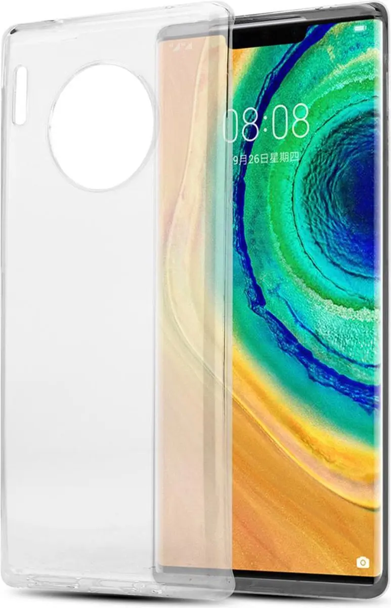 Cadorabo Hoesje geschikt voor Huawei MATE 30 PRO in VOLLEDIG TRANSPARANT
