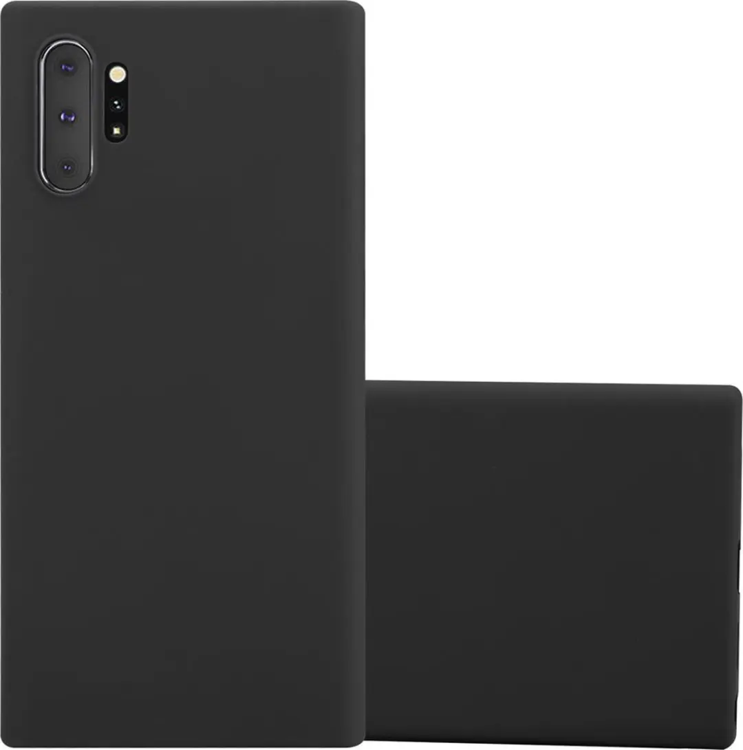 Cadorabo Hoesje geschikt voor Samsung Galaxy NOTE 10 PLUS in CANDY ZWART