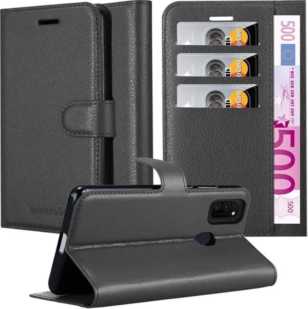 Cadorabo Hoesje geschikt voor Samsung Galaxy M21 / M30s in PHANTOM ZWART