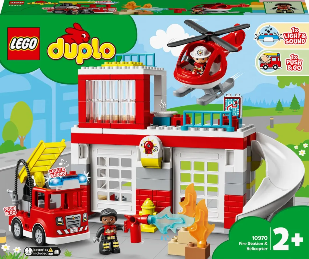 LEGO DUPLO Brandweerkazerne & Helikopter 10970