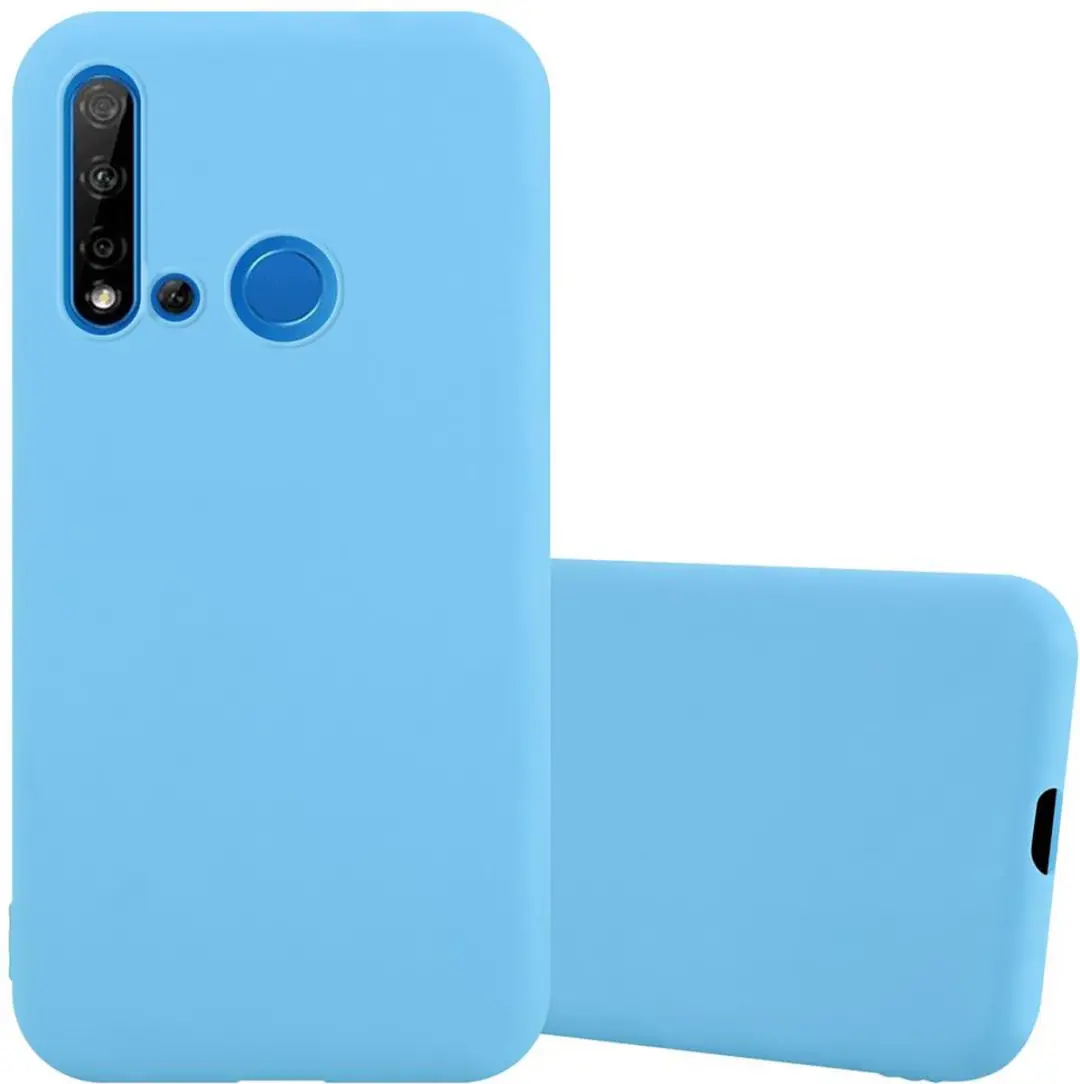 Cadorabo Hoesje geschikt voor Huawei NOVA 5i / P20 LITE 2019 in CANDY BLAUW