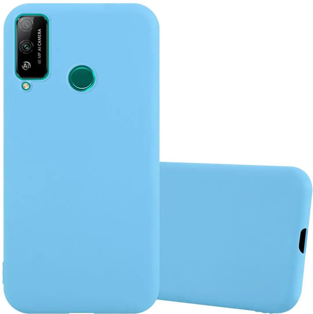 Cadorabo Hoesje geschikt voor Honor PLAY 4T in CANDY BLAUW