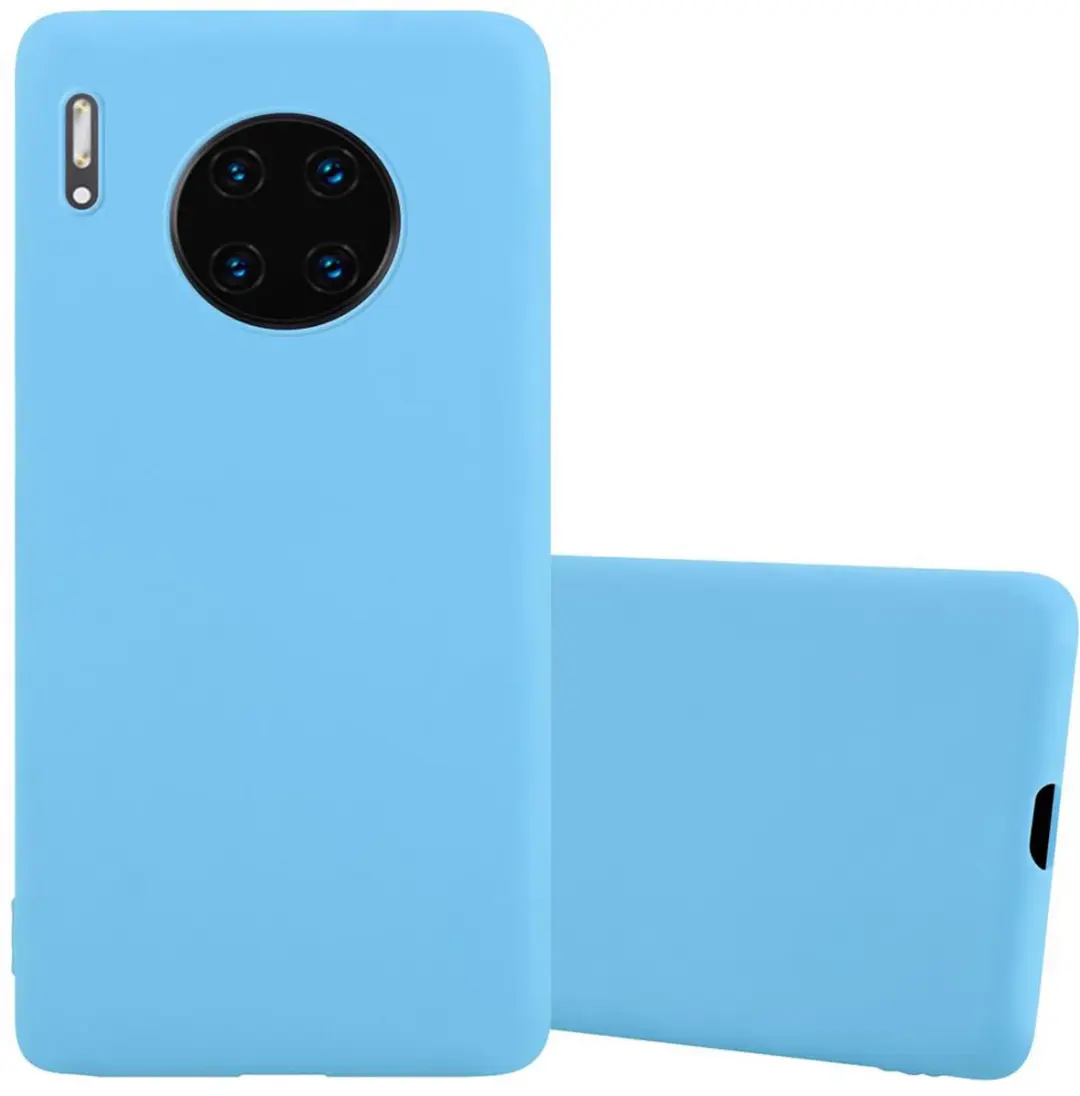 Cadorabo Hoesje geschikt voor Huawei MATE 30 PRO in CANDY BLAUW