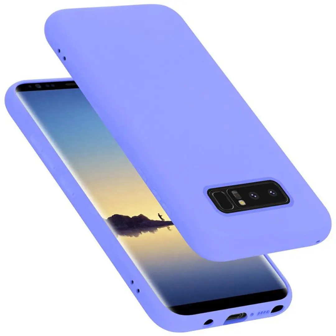 Cadorabo Hoesje geschikt voor Samsung Galaxy NOTE 8 in LIQUID LICHT PAARS