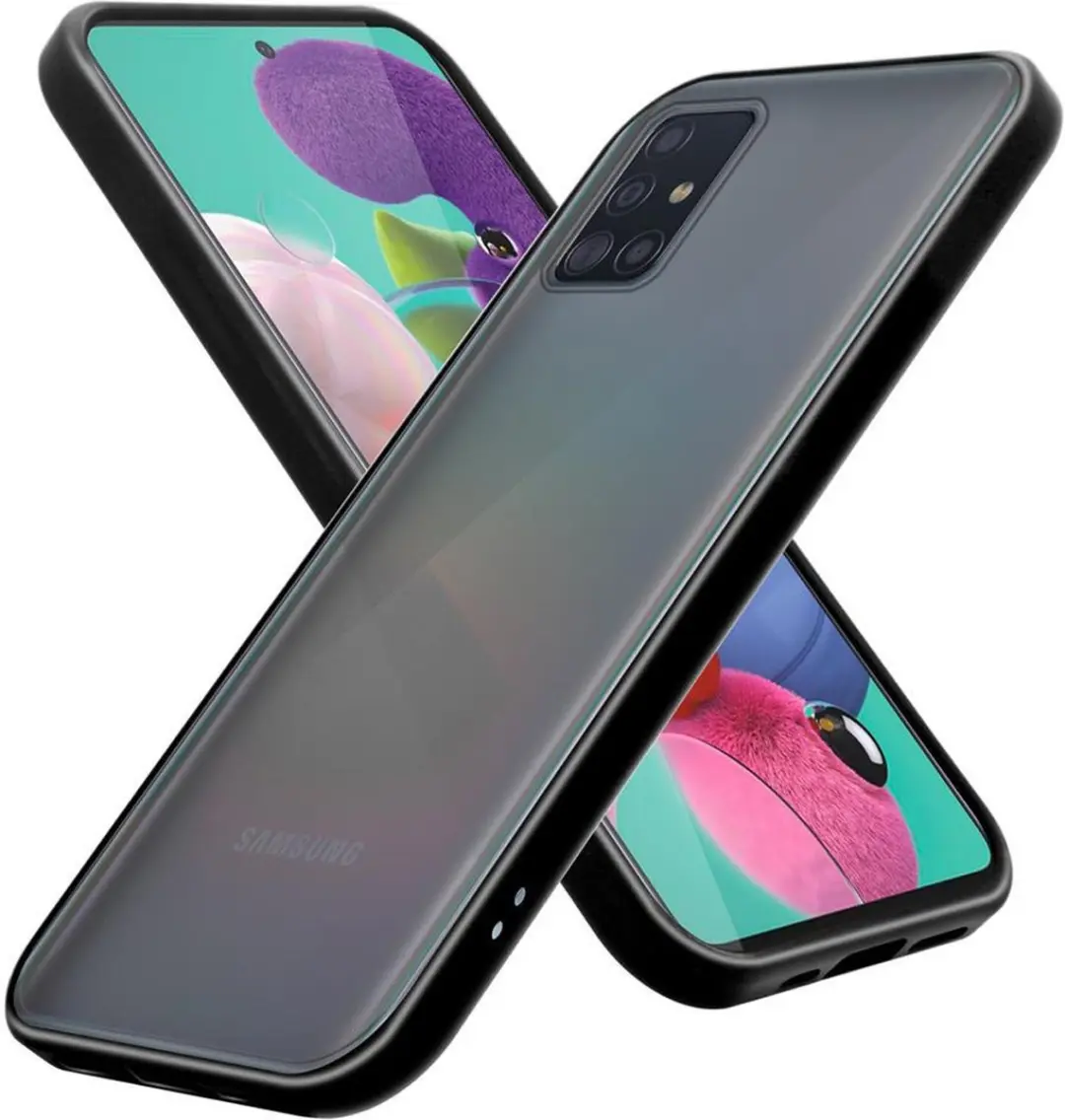 Cadorabo Hoesje geschikt voor Samsung Galaxy A51 4G / M40s in MATT ZWART