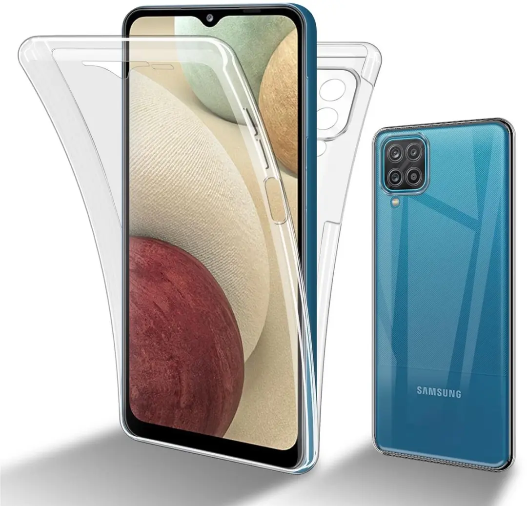 Cadorabo Hoesje geschikt voor Samsung Galaxy A12 / M12 in TRANSPARANT