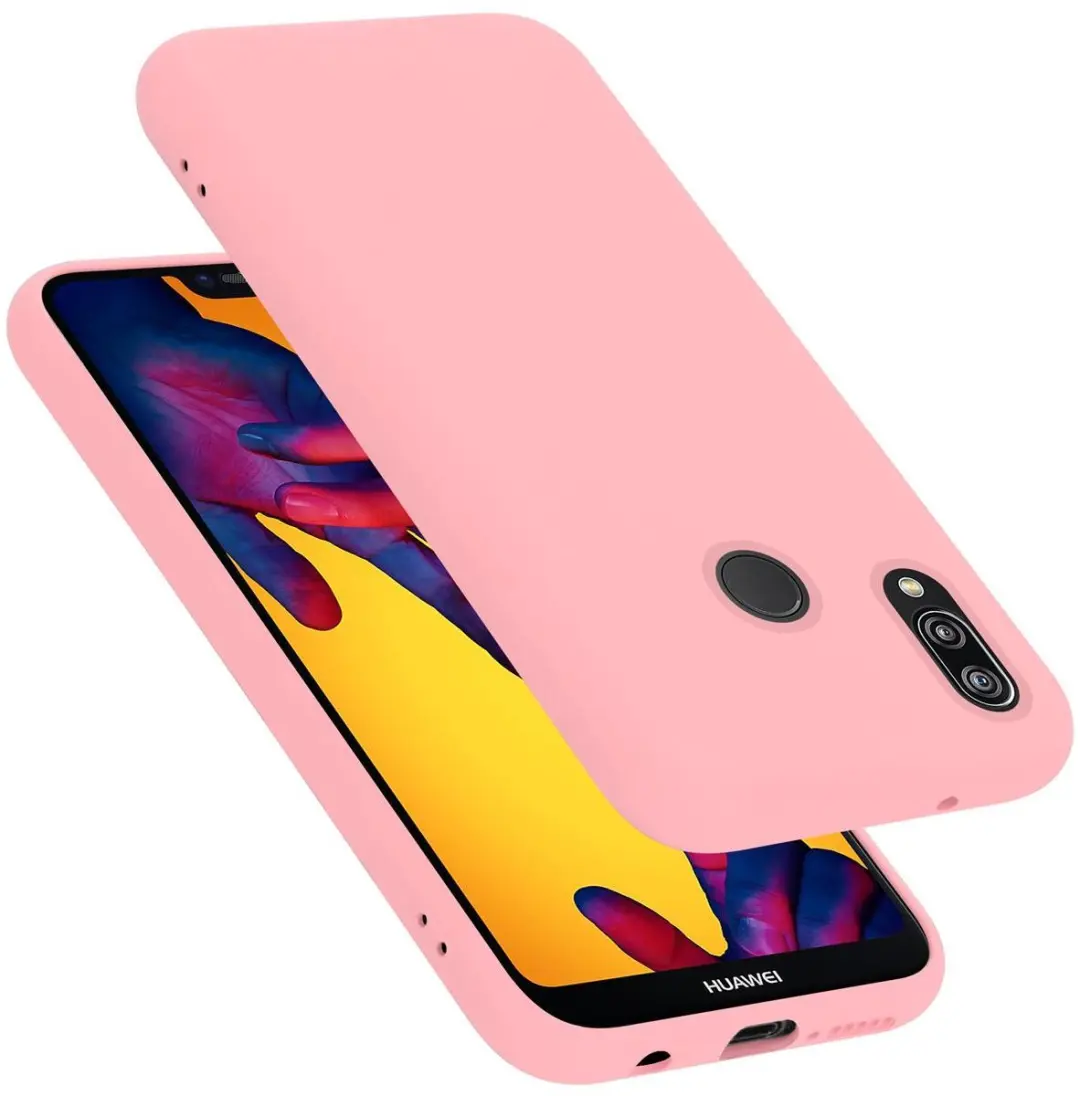 Cadorabo Hoesje geschikt voor Huawei P20 LITE 2018 / NOVA 3E in LIQUID ROZE