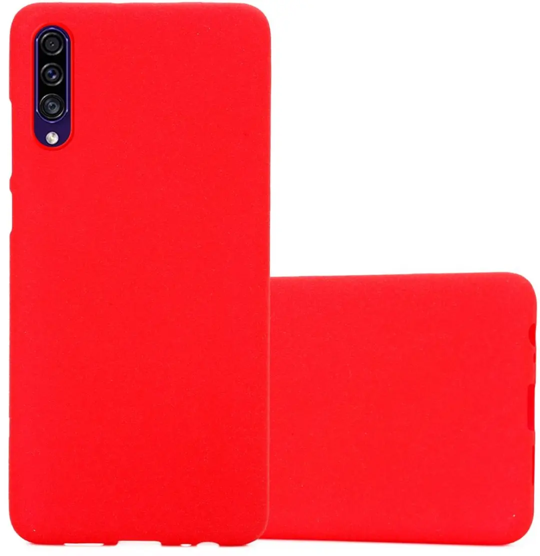 Cadorabo Hoesje geschikt voor Samsung Galaxy A50 4G / A50s / A30s in FROST ROOD
