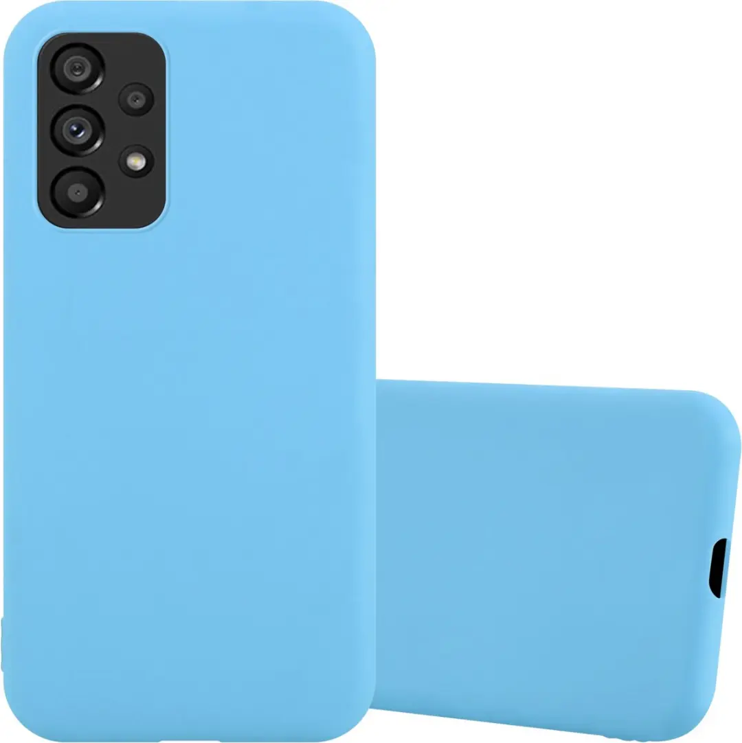 Cadorabo Hoesje geschikt voor Samsung Galaxy A53 5G in CANDY BLAUW
