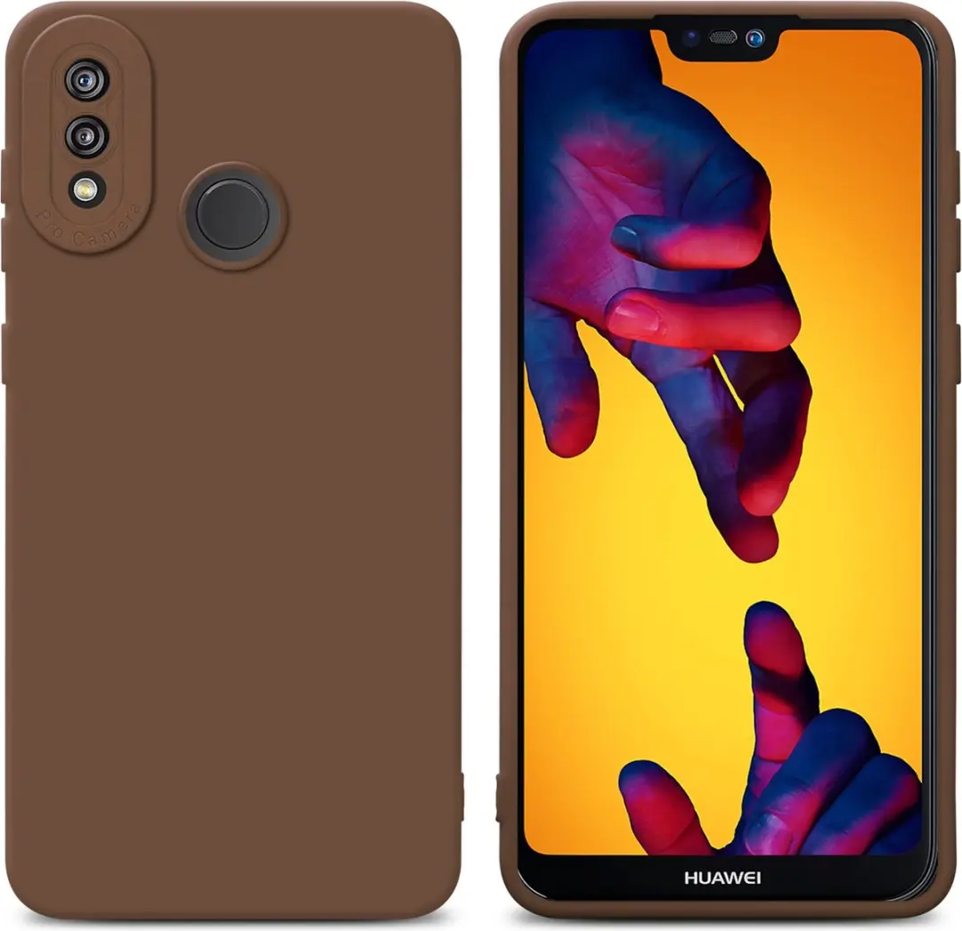 Cadorabo Hoesje geschikt voor Huawei P20 LITE 2018 / NOVA 3E in FLUID BRUIN
