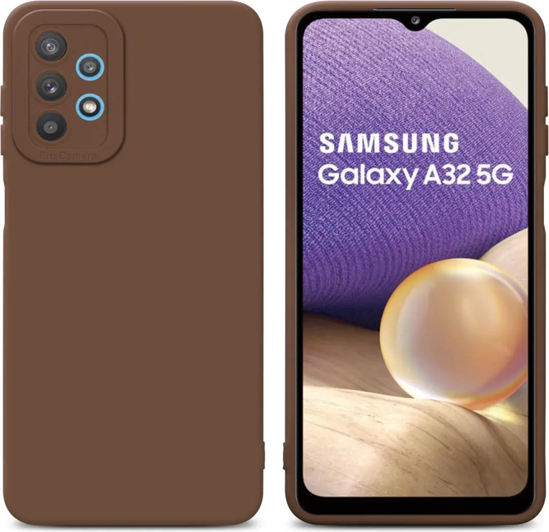 Cadorabo Hoesje geschikt voor Samsung Galaxy A32 5G in FLUID BRUIN