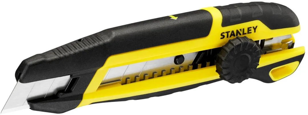 Stanley STHT10500-0 Afbreekmes 18mm Quick Snap - Geel/Zwart