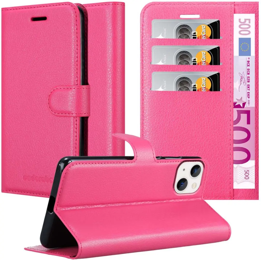 Cadorabo Hoesje geschikt voor Apple iPhone 14 in KERSEN ROZE