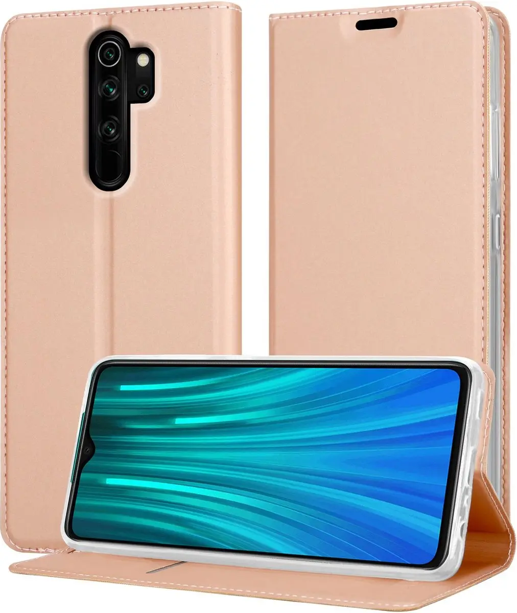 Cadorabo Hoesje geschikt voor Xiaomi RedMi NOTE 8 PRO in CLASSY ROSE GOUD