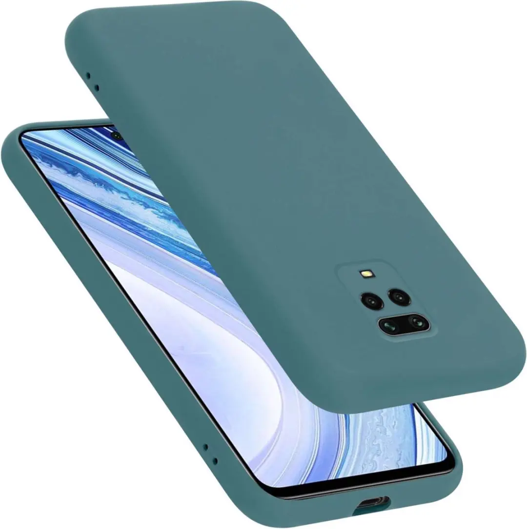 Cadorabo Hoesje geschikt voor Xiaomi RedMi NOTE 9 PRO / NOTE 9S in LIQUID GROEN