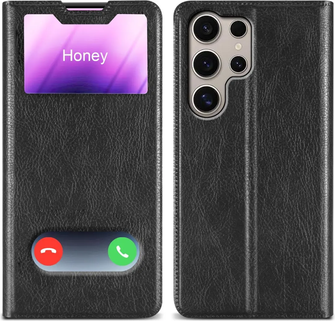 Cadorabo Hoesje geschikt voor Samsung Galaxy S24 ULTRA in Zwart