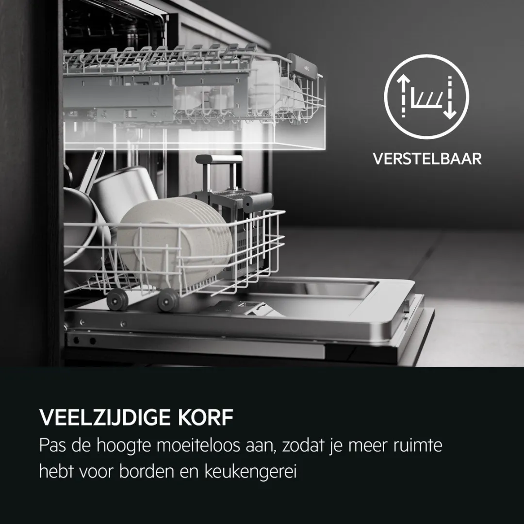 AEG FSE54600Z EcoLine Inbouwvaatwasser 13 Couverts - Wit - afbeelding 6 van 6