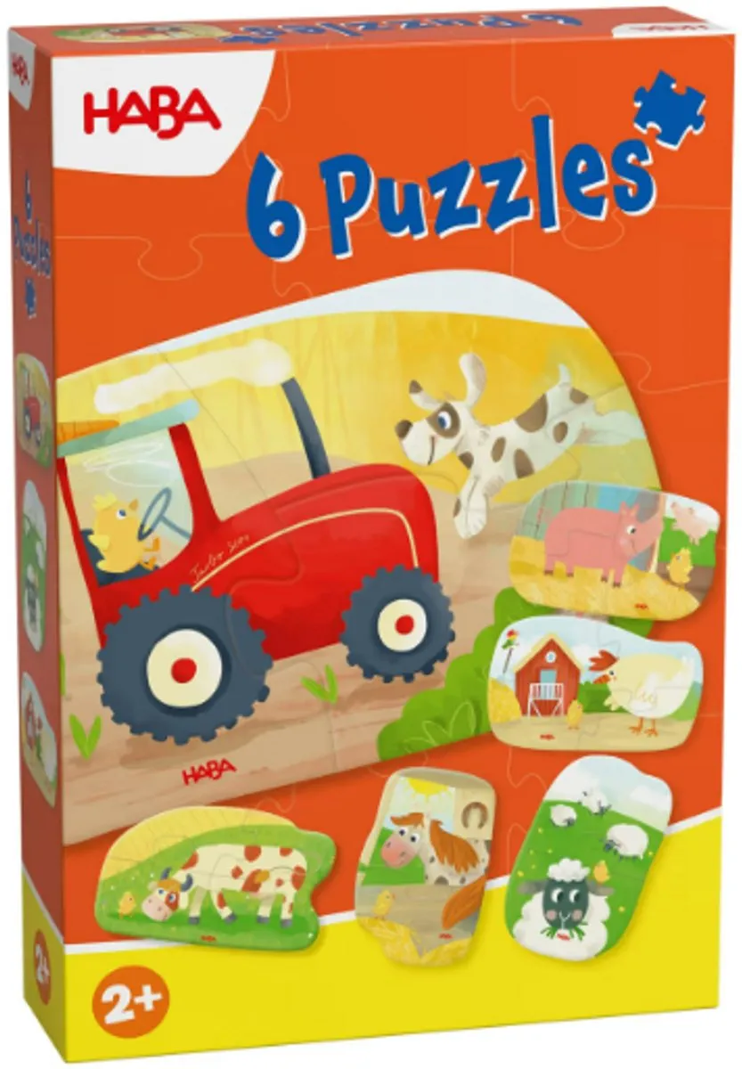Haba 6 Eerste Puzzels Boerderij