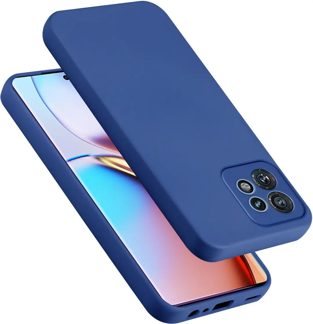Cadorabo Hoesje geschikt voor Motorola Edge 40 Pro in LIQUID BLAUW