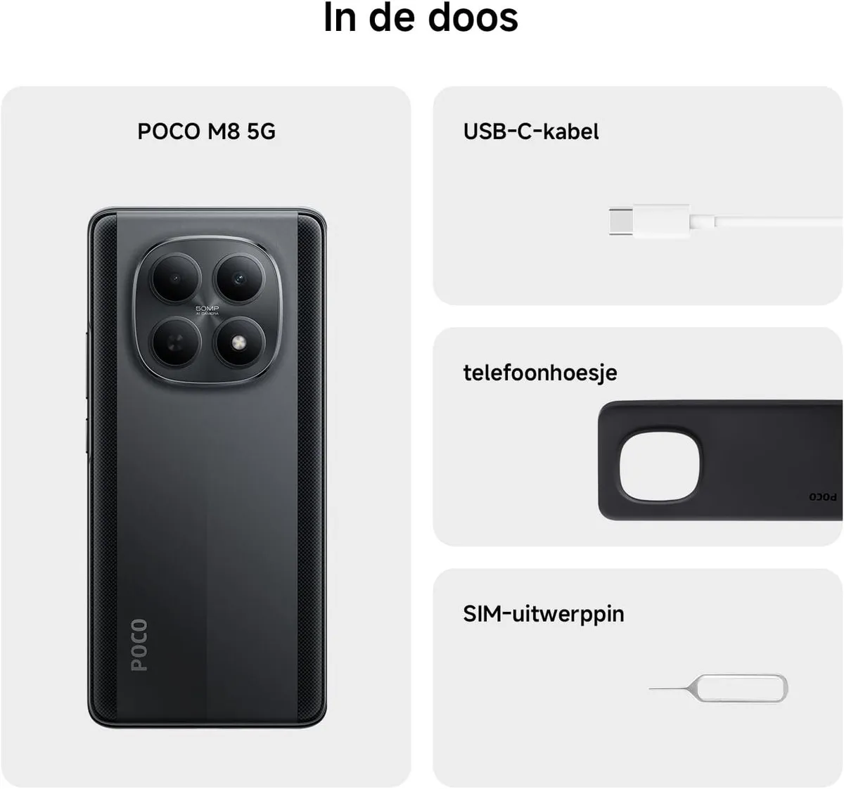 Xiaomi POCO M8 5G 8GB/256GB - Zilver