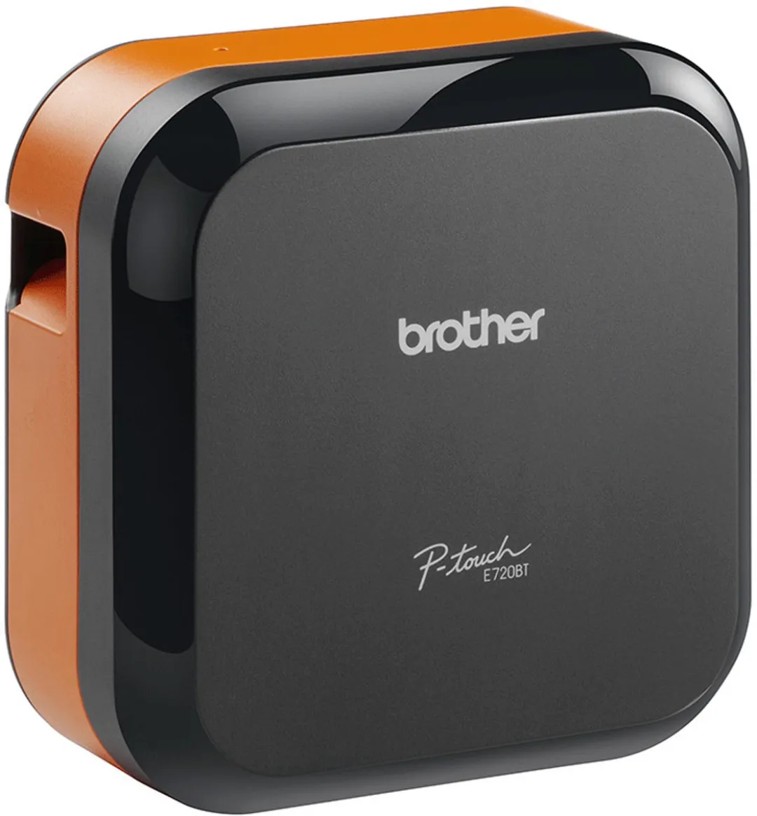Brother PT-E720BT Thermo Transfer Labelprinter - 180x180 DPI - Zwart/Oranje