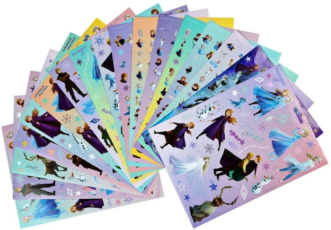 Disney Frozen Mega Sticker Set 13052 - 1000 Stuks - Blauw/Wit