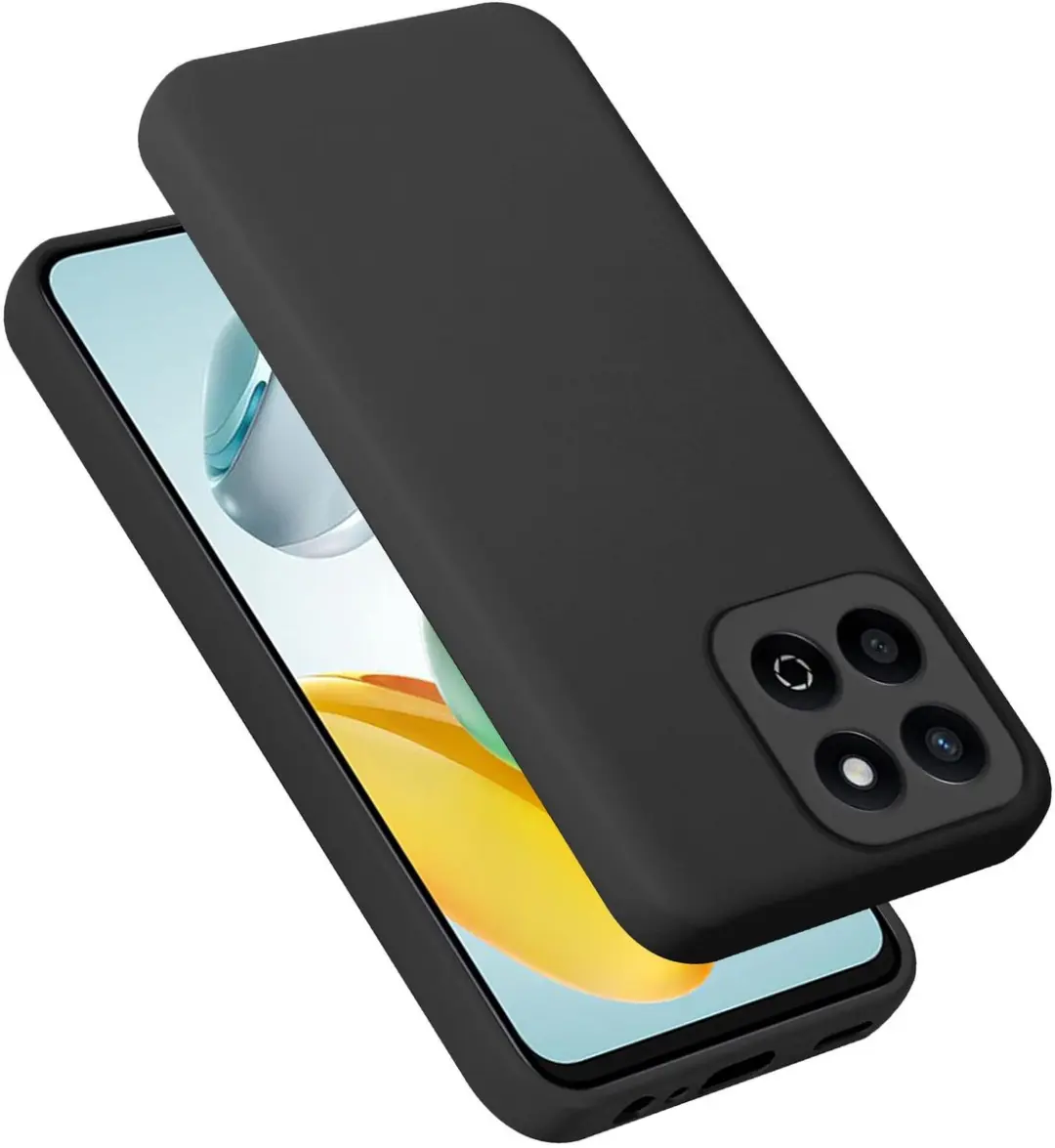 Cadorabo Hoesje geschikt voor Honor 200 Smart in LIQUID ZWART