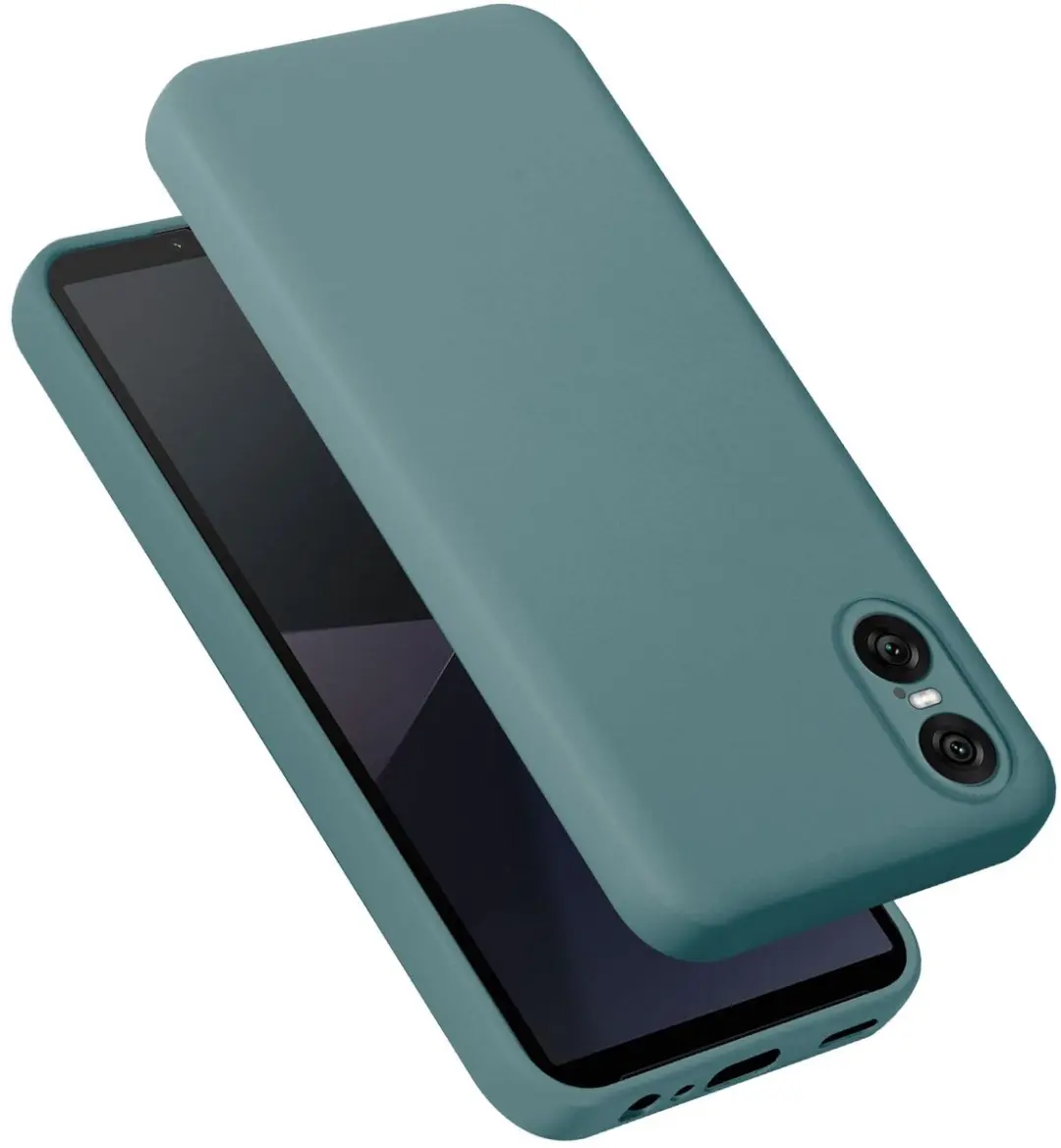 Cadorabo Hoesje geschikt voor Sony Xperia 10 VI in LIQUID GROEN