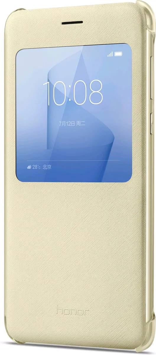 Honor View Flip Cover 3-48194 - Honor 8 - Goud
