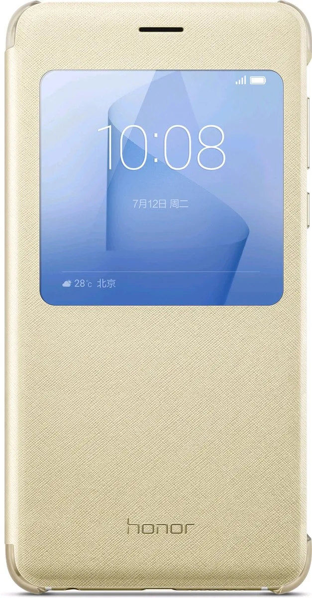 Honor View Flip Cover 3-48194 - Honor 8 - Goud