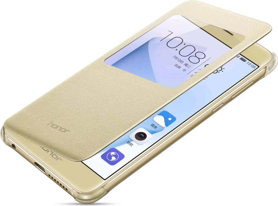 Honor View Flip Cover 3-48194 - Honor 8 - Goud