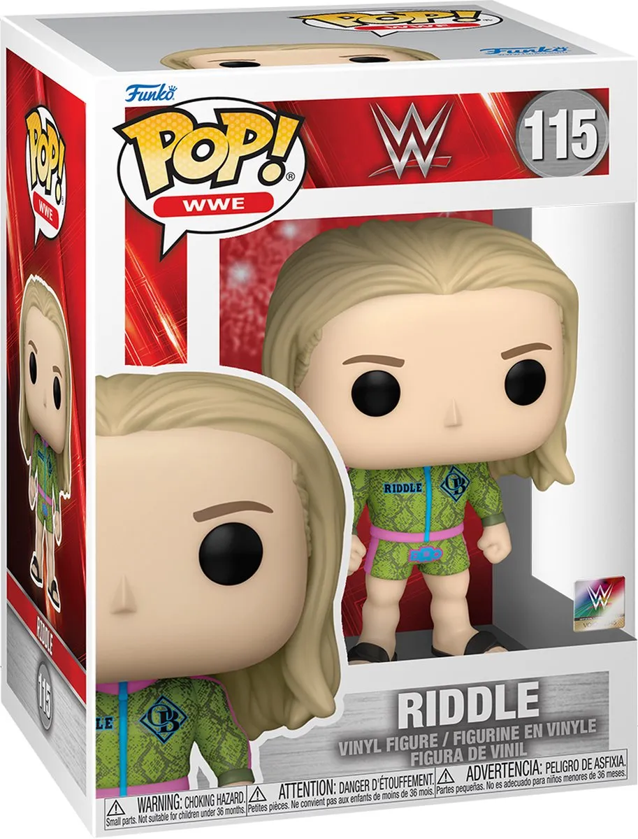 Funko WWE POP! Riddle Verzamelfiguur 64179 - Multicolor
