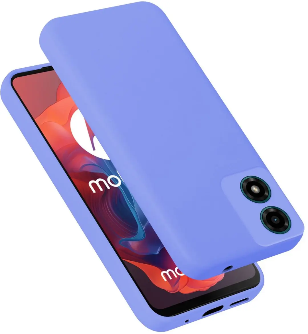 Cadorabo Hoesje geschikt voor Motorola Moto G04 / G04s / G24 / E14 Case in Liqui