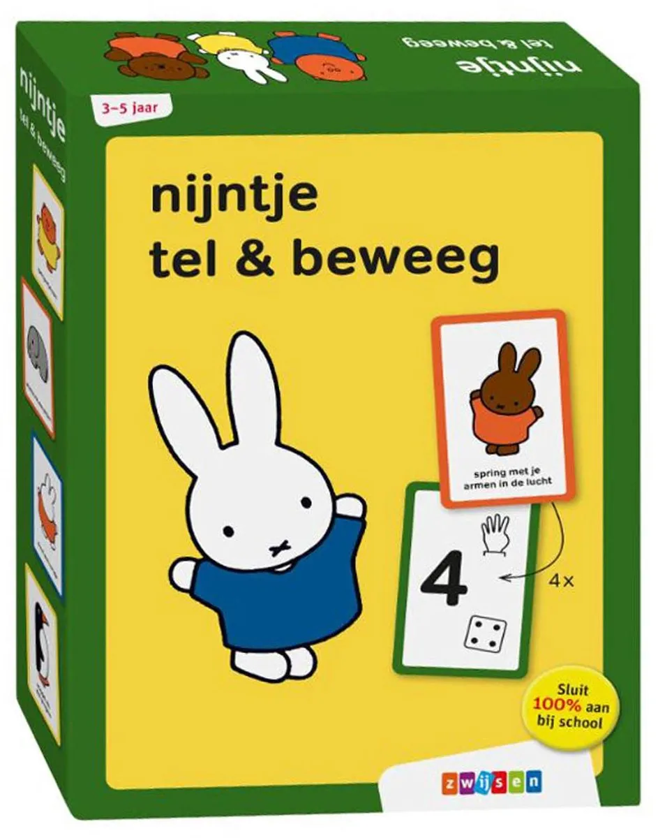 Nijntje Tel & Beweeg - 2-4 Spelers - MPN 9789048747320