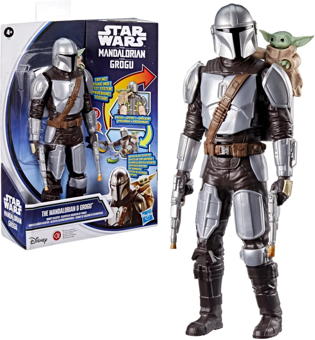Star Wars The Mandalorian & Grogu Bounty Blaster Actiefiguur 28cm
