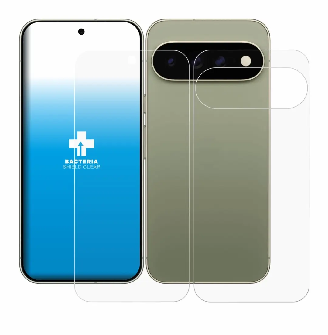 upscreen Google Pixel 11 Pro XL Screenprotector - Antibacteriële Folie - Transparant - afbeelding 6 van 6
