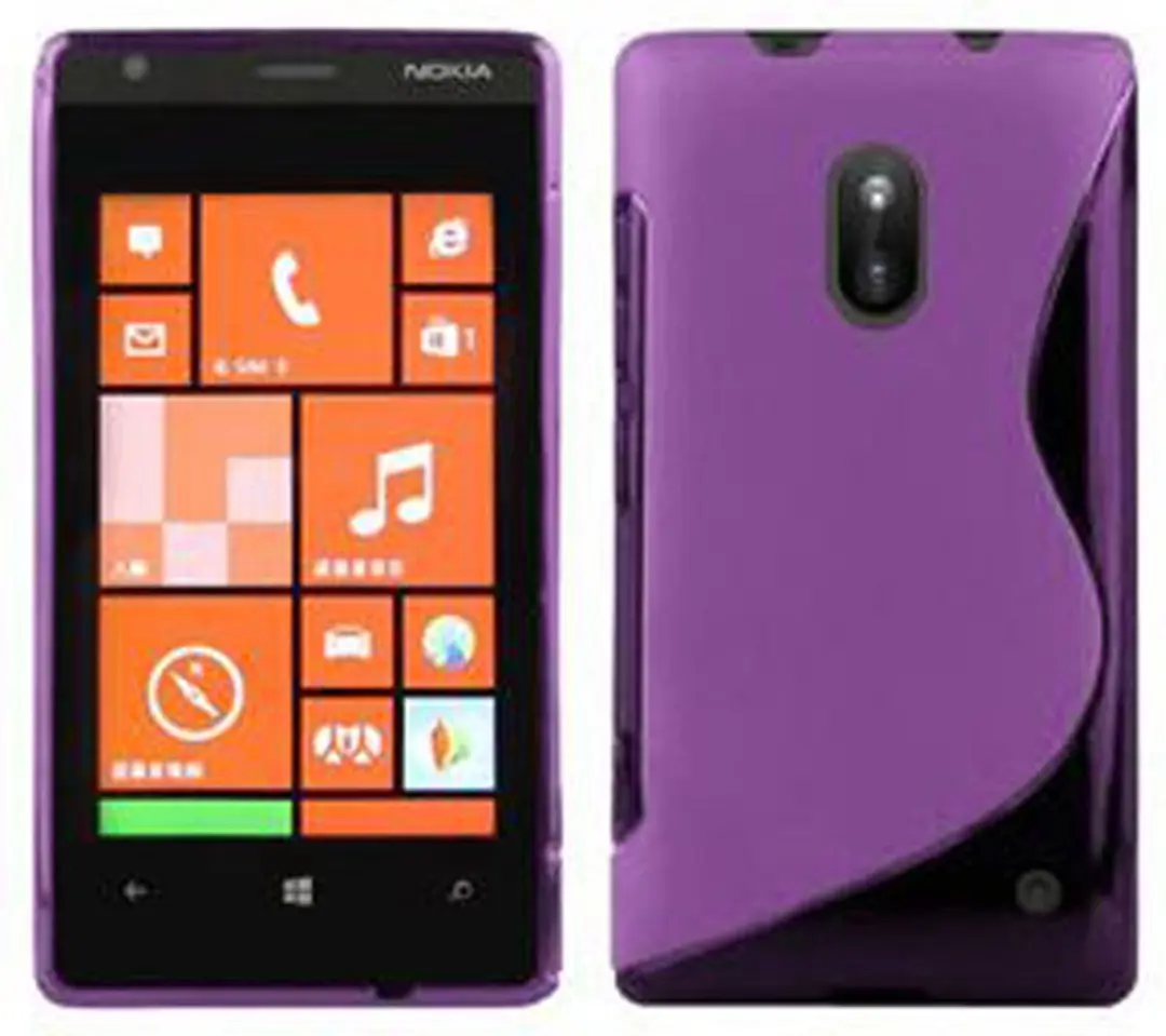 Cadorabo Hoesje geschikt voor Nokia Lumia 620 in LILA VIOLET