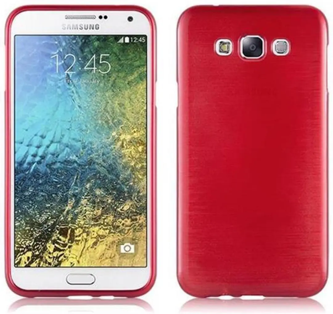 Cadorabo Hoesje geschikt voor Samsung Galaxy E7 in ROOD