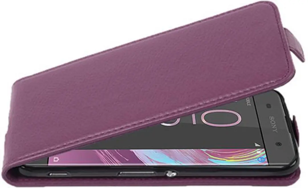 Cadorabo Hoesje geschikt voor Sony Xperia XA in BORDEAUX PAARS
