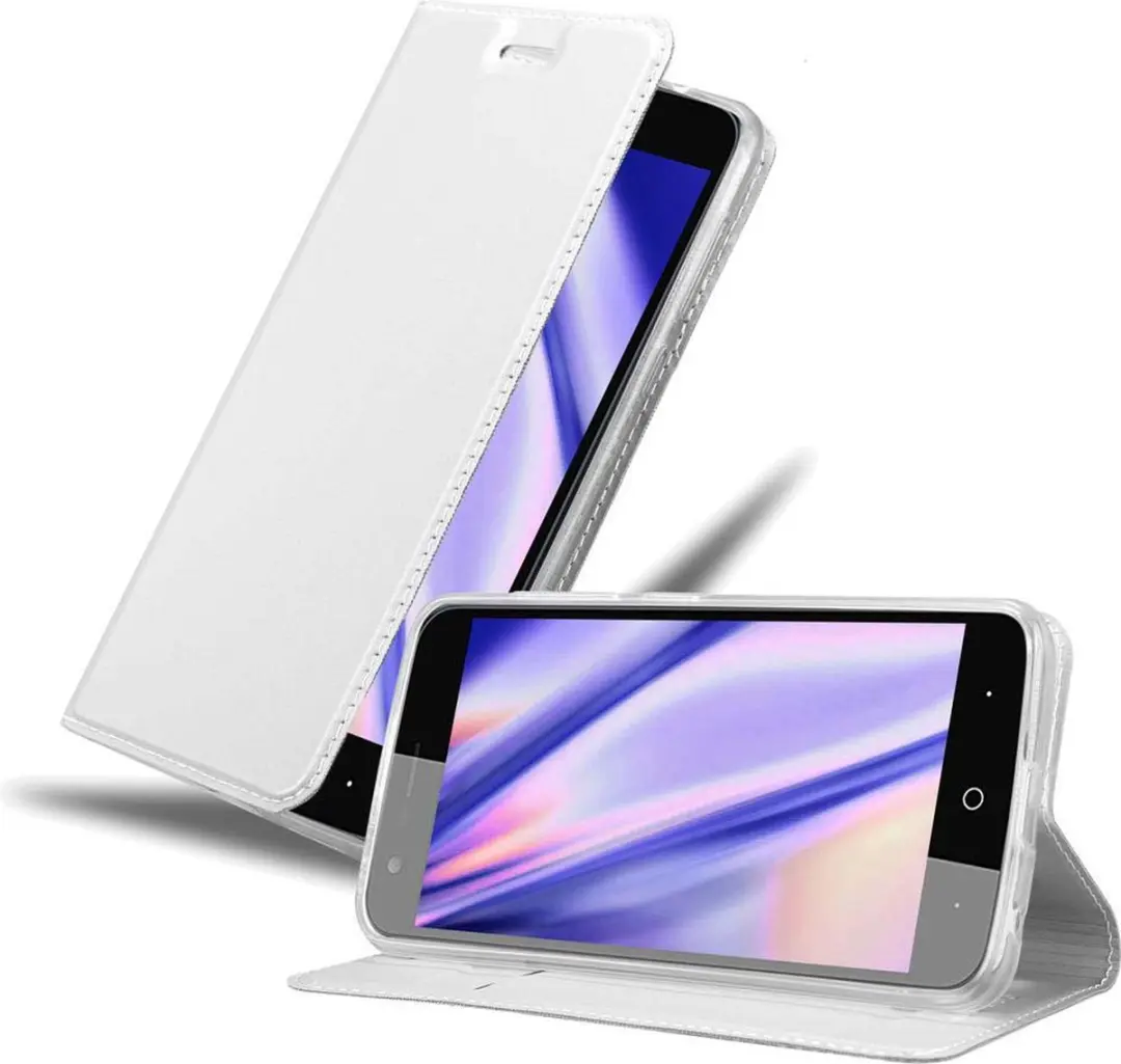 Cadorabo Hoesje geschikt voor ZTE Blade V8 MINI in CLASSY ZILVER