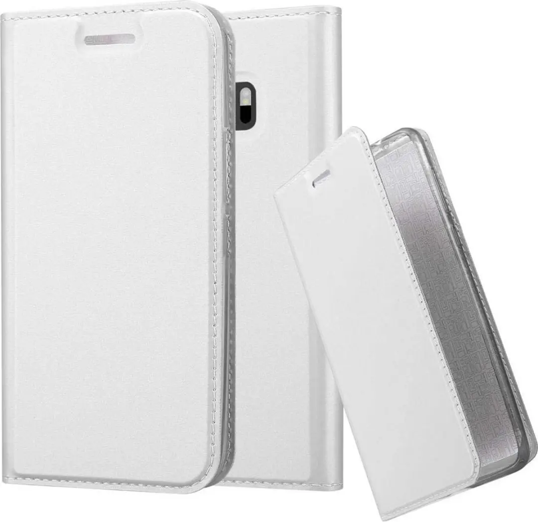 Cadorabo Hoesje geschikt voor HTC ONE M10 in CLASSY ZILVER
