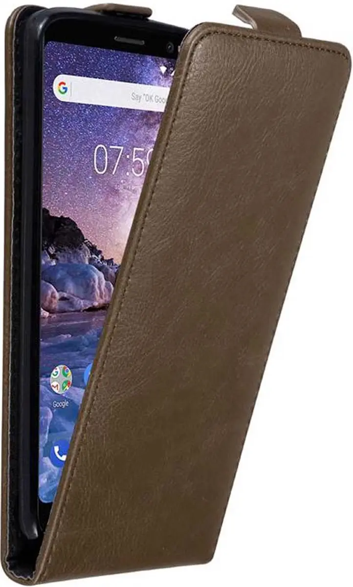 Cadorabo Hoesje geschikt voor Nokia 7 PLUS in KOFFIE BRUIN