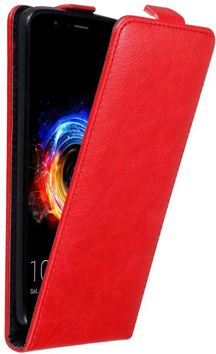 Cadorabo Hoesje geschikt voor Honor 8 PRO in APPEL ROOD