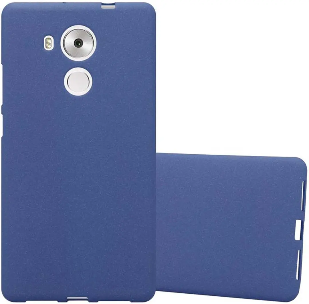 Cadorabo Hoesje geschikt voor Huawei MATE 8 in FROST DONKER BLAUW