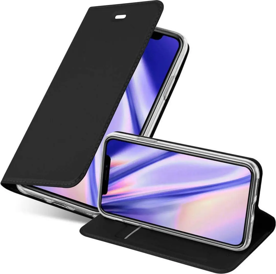 Cadorabo Hoesje geschikt voor Apple iPhone XS MAX in CLASSY ZWART