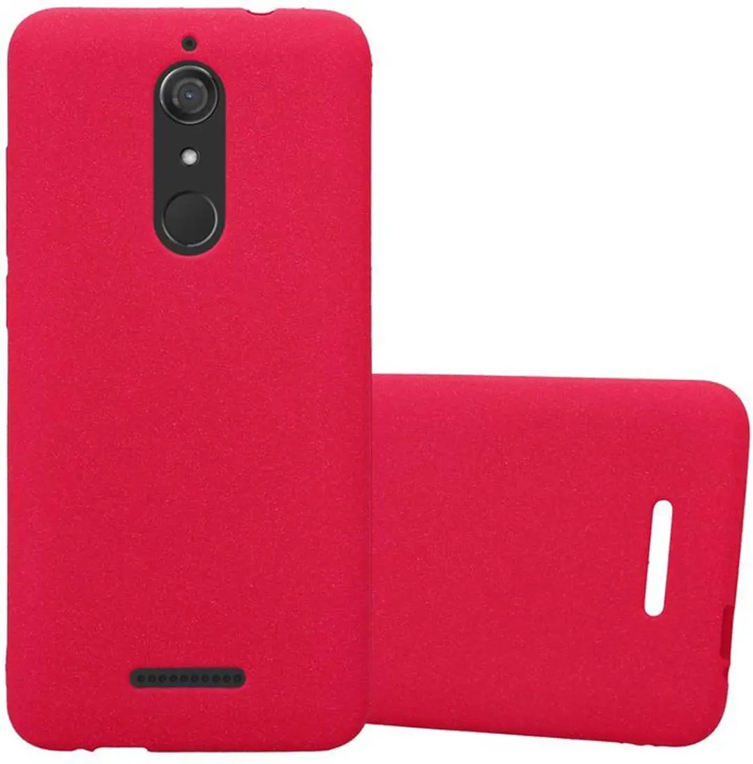 Cadorabo Hoesje geschikt voor WIKO VIEW in FROST ROOD