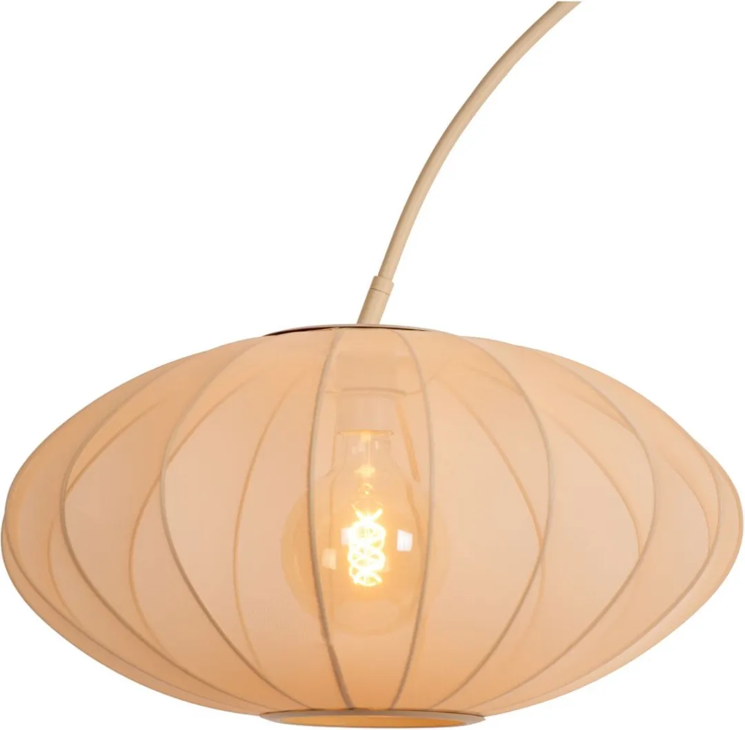 Lucide Corina Booglamp E27 - Beige