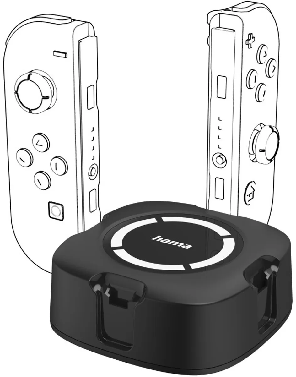 Hama Oplaadstation 4-voudig Nintendo Switch Joy-Con