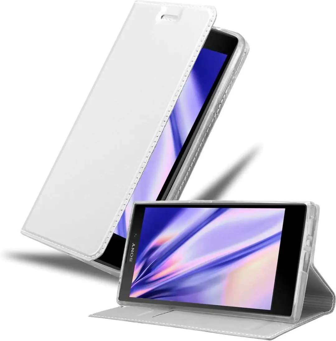 Cadorabo Hoesje geschikt voor Sony Xperia L2 in CLASSY ZILVER