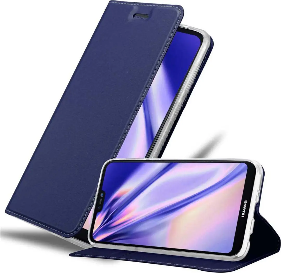 Cadorabo Hoesje geschikt voor Huawei P20 LITE 2018 / NOVA 3E in CLASSY DONKER BL